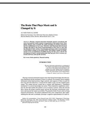 The Brain and Music Article