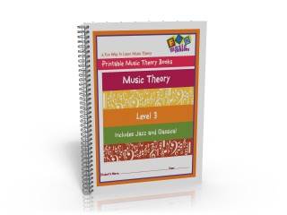 Printable Music Theory books grade one